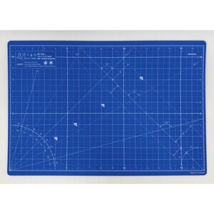 Elan Cutting Mat A3 Royal Blue 5-Ply Craft Self Healing 2 Sided 12" x 17.5" NWOP